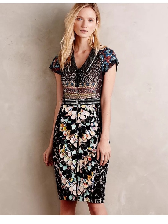 Byron Lars Dresses & Skirts - Anthropologie Byron Lars Beguile Margot Pencil Dress Sz *Missing Belt